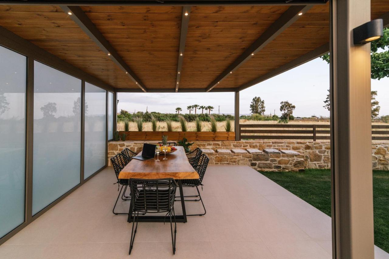 Villa Repsimia With Private Jacuzzi Kokkinos Pyrgos Dış mekan fotoğraf